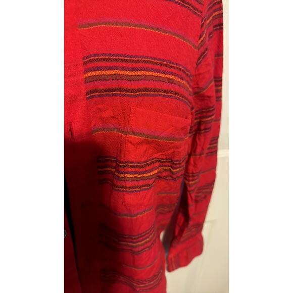 comme des garcons tricot red flannel shirt - Picture 7 of 9